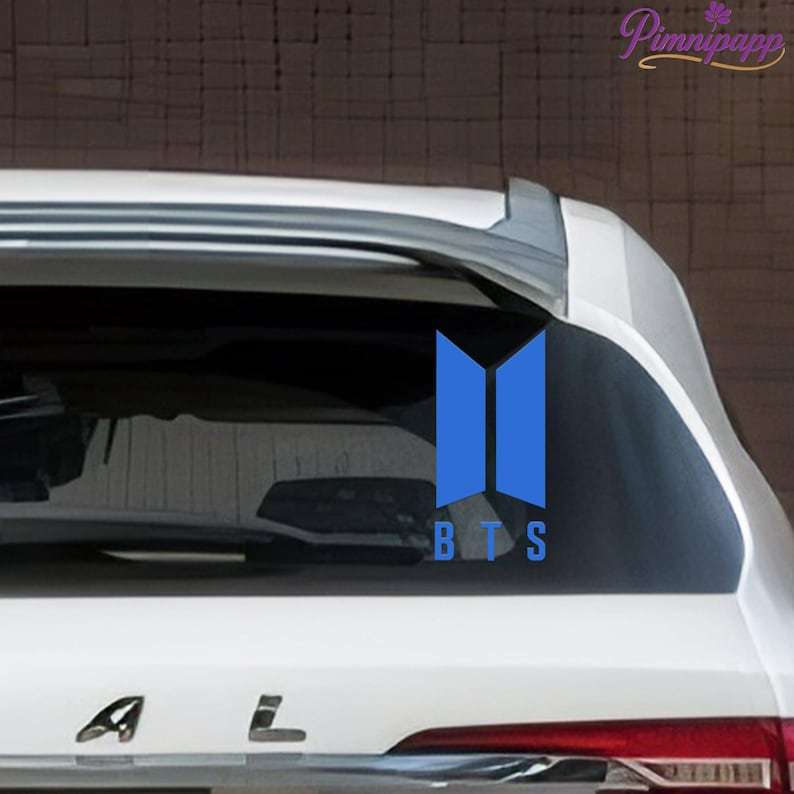 BTS Vinyl Decal,Car/Laptop/Window/Bottle/Glassware Decal, Size,Multiple Colors Available,K-POP Vinyl Sticker,Gift for BTS Fans