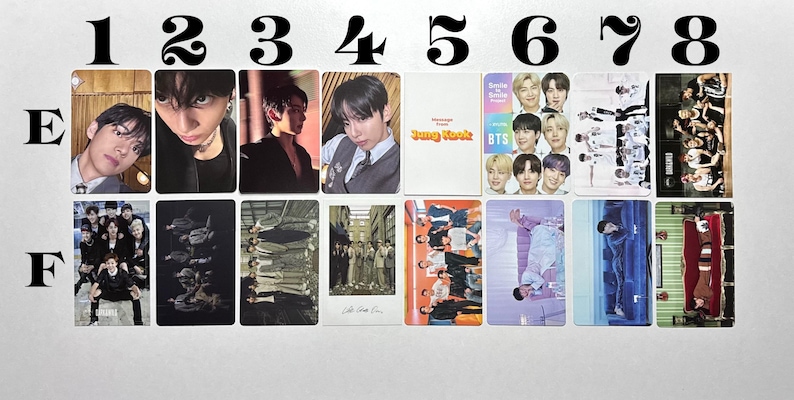 Official BTS kpop photocards! NEW ARIRANG Cards! Rm, Jin, Suga, J-Hope, Jimin, Taehyung, Jungkook!! Read description before purchasing!