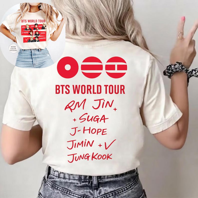 BTS World Tour 2026 Two-Sided Unisex Shirt,BTS Concert 2026 Shirt, Army Fan Gift,Bts Merch,Army Fan Shirt, BTS Comeback Arirang Shirt