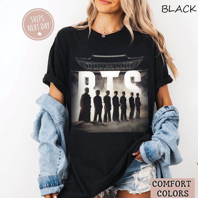 Comfort Colors Arirang World Tour Shirt, Bangtan 2026 Concert Tee, Merch Gift for Kpop Fan