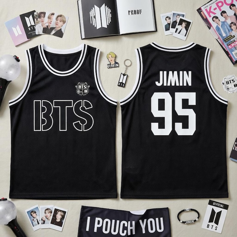 Kpop Group BTS-Style Jersey Tank Top, Custom BTS Members Basketball Jersey For Army, BTS World Tour 2026 Merch Top, Bangtan Comeback Sports