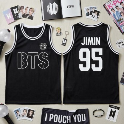Kpop Group BTS-Style Jersey Tank Top, Custom BTS Members Basketball Jersey For Army, BTS World Tour 2026 Merch Top, Bangtan Comeback Sports