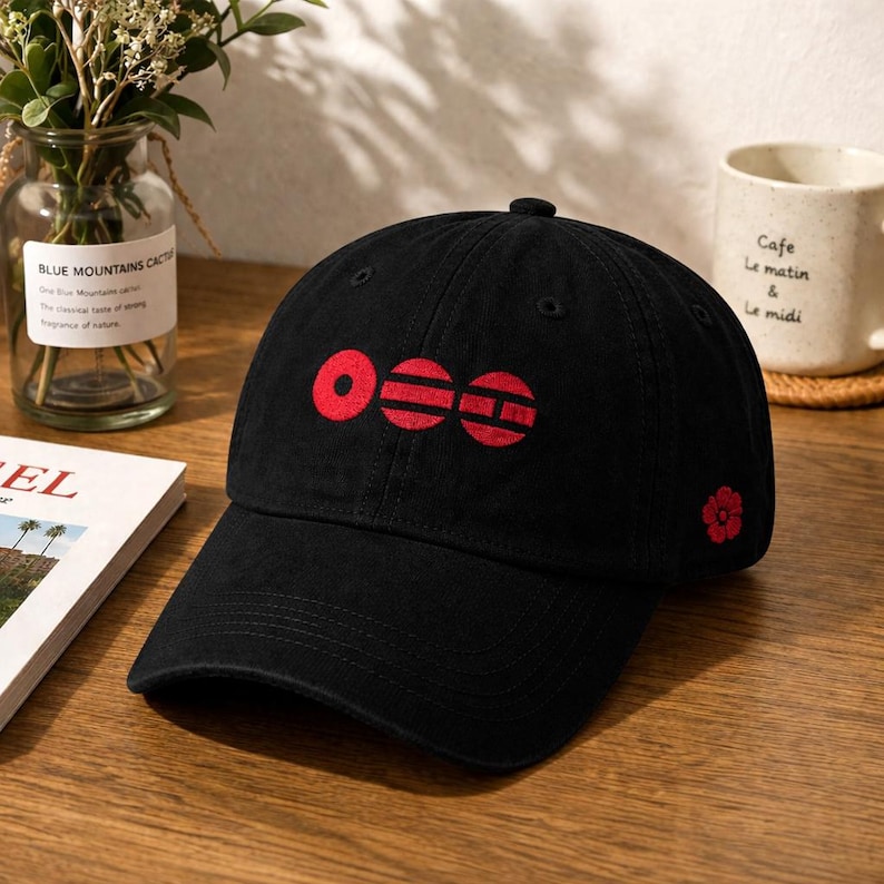 Embroidered Ari-rang Kpop Hat, World Tour Embroidered Baseball Cap, Custom Mugunghwa Flower Korean Heritage Hat, Kpop Fan Gift