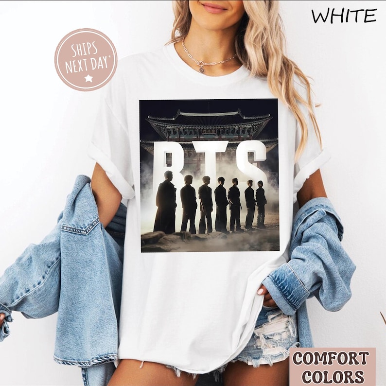 Comfort Colors Arirang World Tour Shirt, Bangtan 2026 Concert Tee, Merch Gift for Kpop Fan