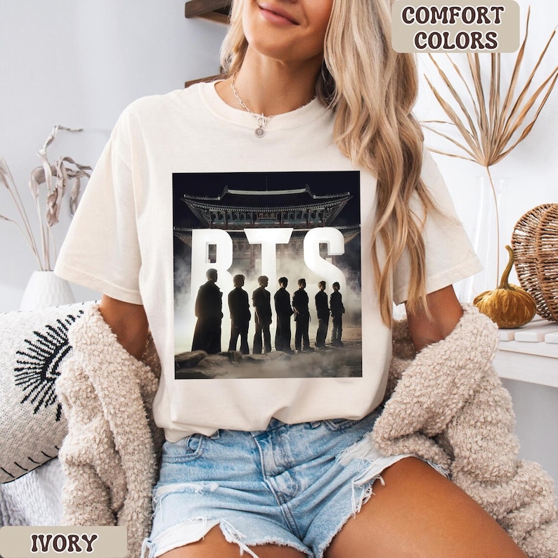 Comfort Colors Arirang World Tour Shirt, Bangtan 2026 Concert Tee, Merch Gift for Kpop Fan