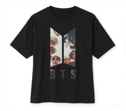 BTS Oversized T Shirt - Korean Pop Music Tee, ARMY Fan Gift, Kpop Graphic T Shirt, Oversized Kpop Shirt, Concert Outfit, Kpop Lover Gift