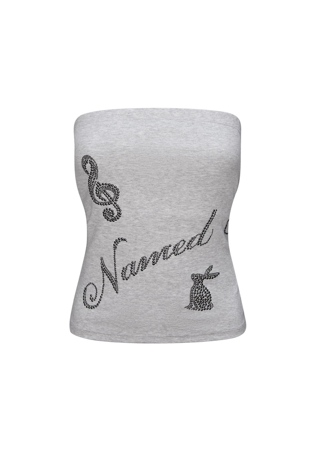 Luxeapperal™  TUBE TOP GREY MARL