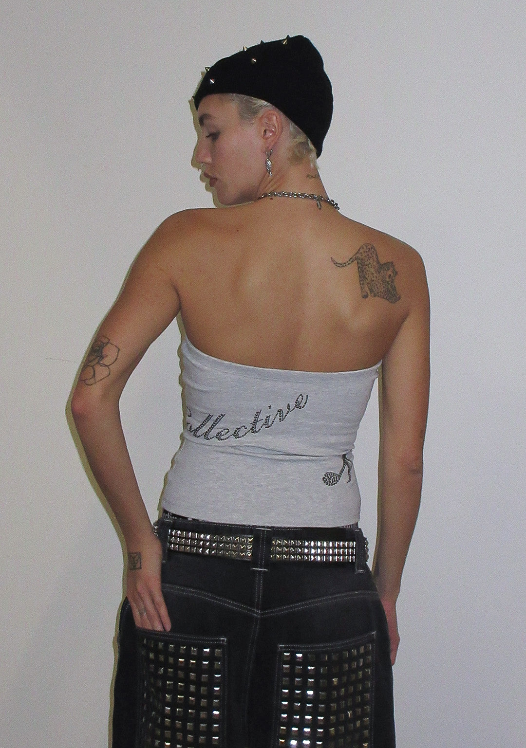 Luxeapperal™  TUBE TOP GREY MARL