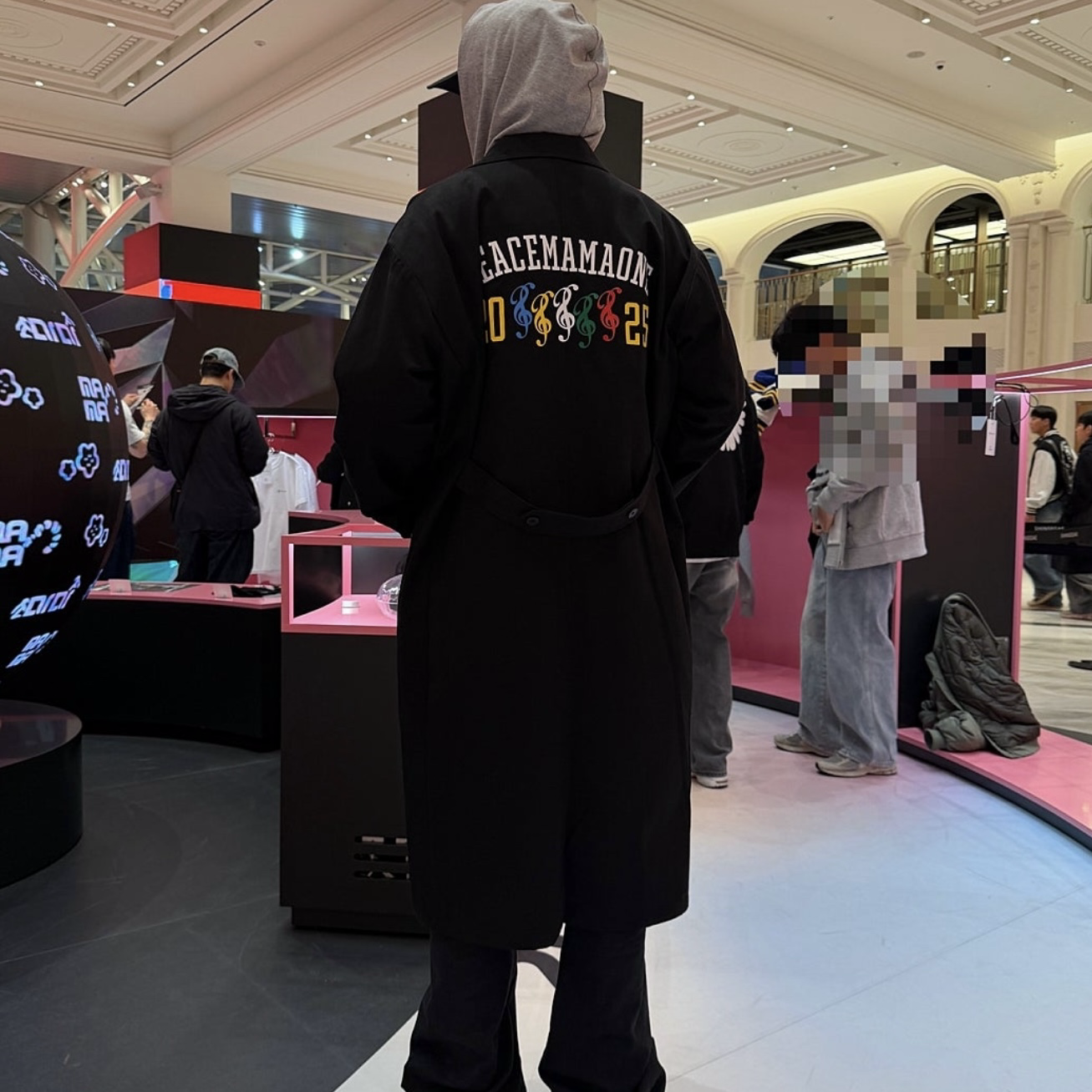 GD G-DRAGON Peaceminusone x 2025 MAMA Awards Coat Black 