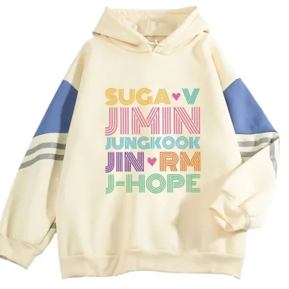 BTS HOODIE KPOP JERSEY FOR ARMY ARIRANG CONCERT UNISEX FAN MERCH SWEATSHIRT D05