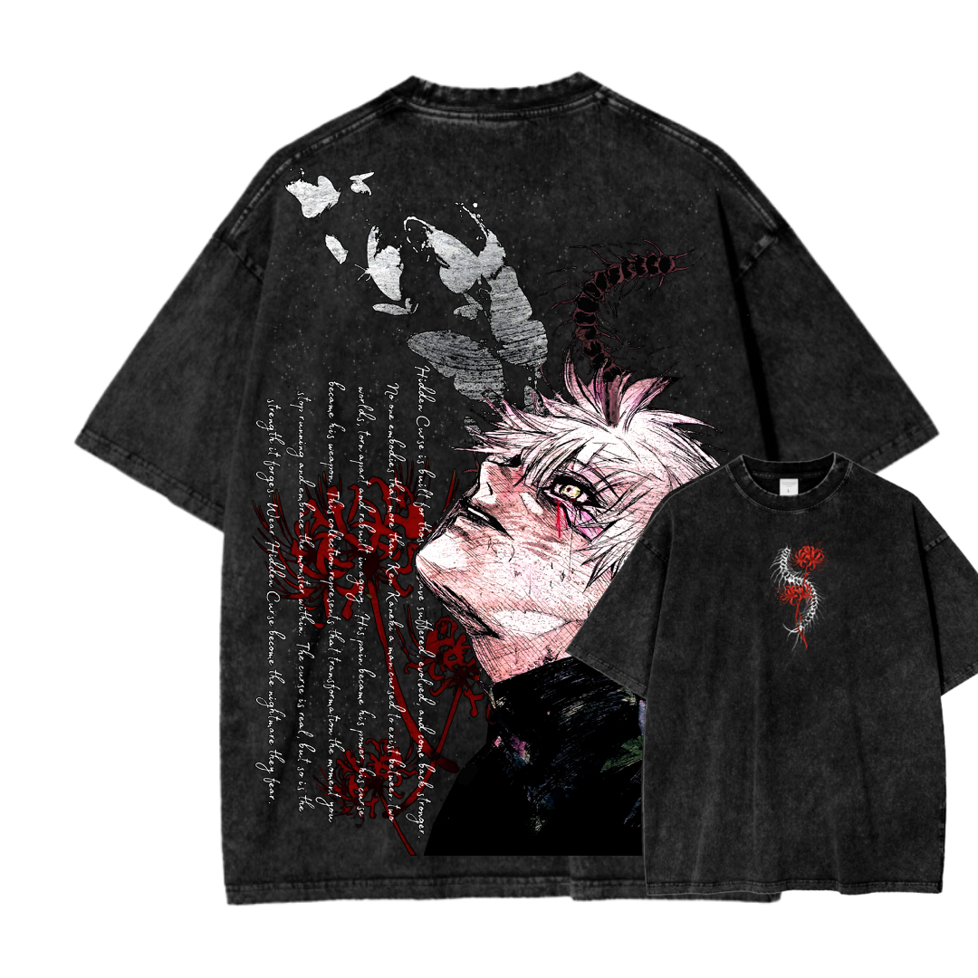 Tokyo Ghoul Unisex Fit Washed T-Shirt