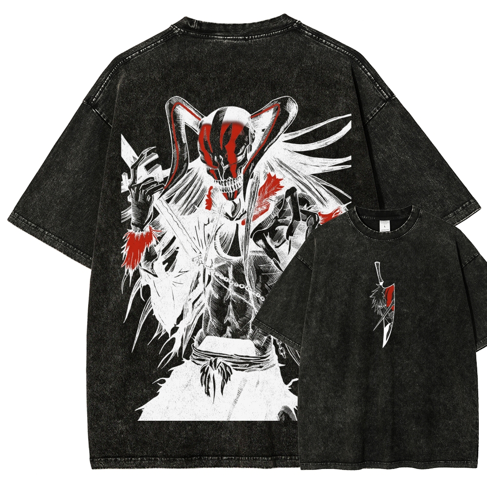Bleach Ichigo Unisex Fit Washed T-Shirt