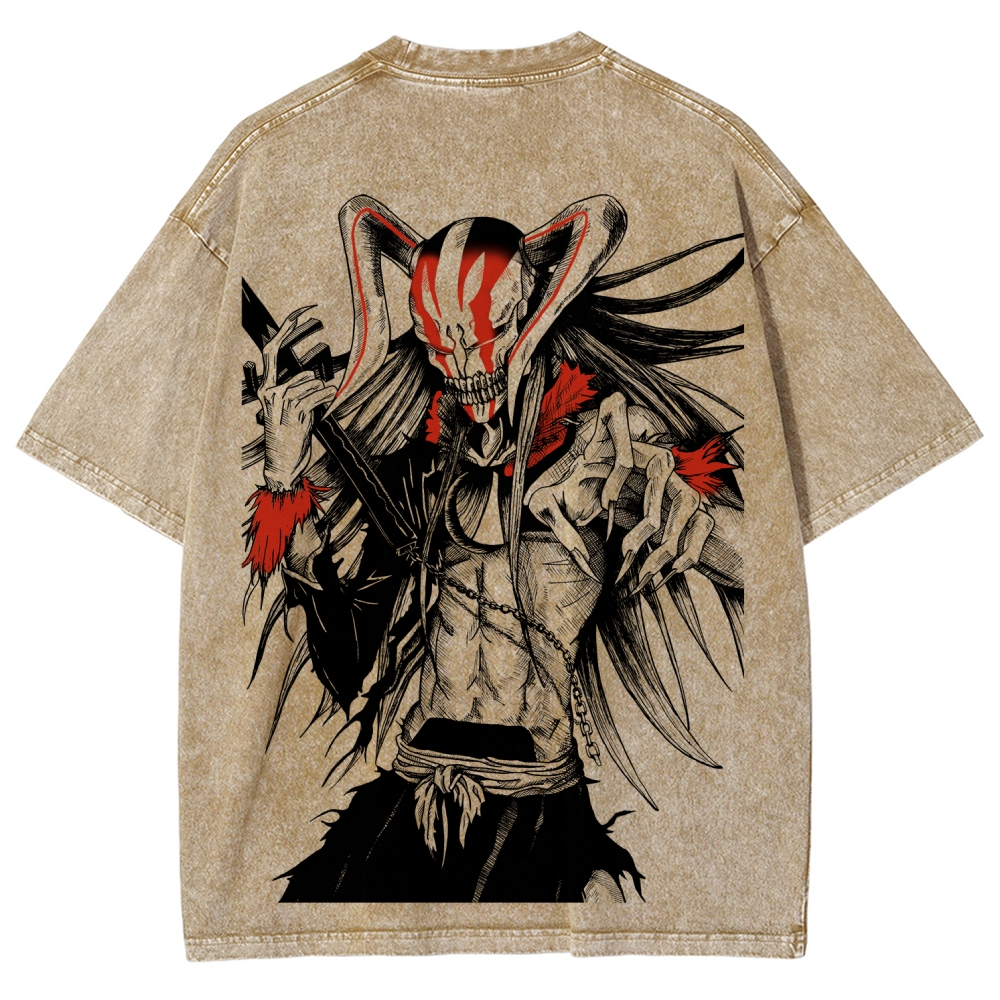 Bleach Ichigo Unisex Fit Washed T-Shirt
