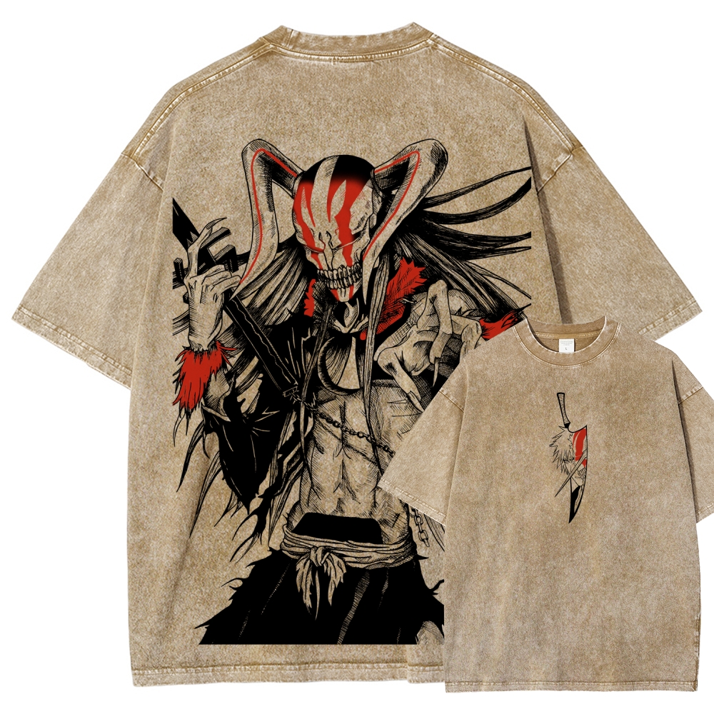 Bleach Ichigo Unisex Fit Washed T-Shirt