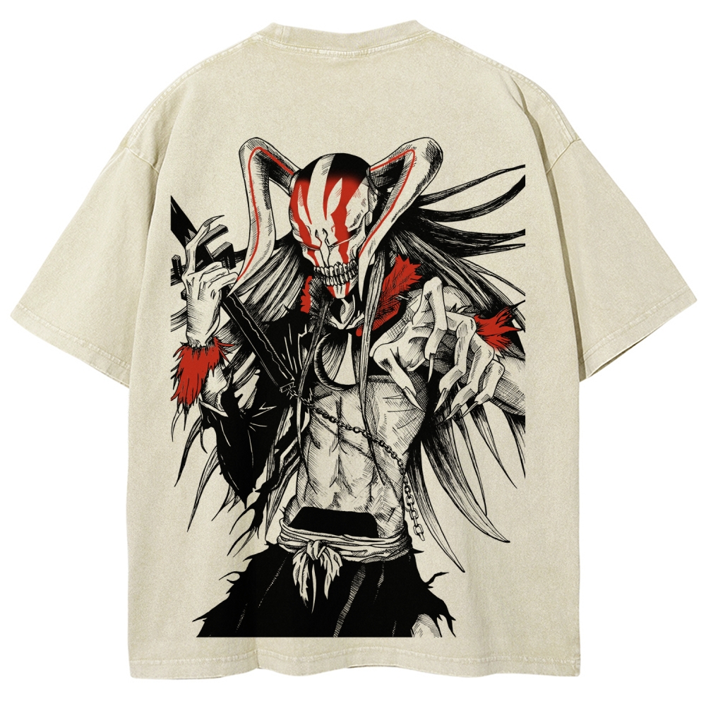 Bleach Ichigo Unisex Fit Washed T-Shirt