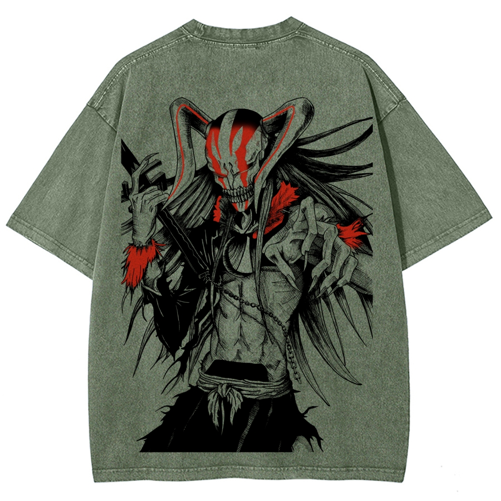 Bleach Ichigo Unisex Fit Washed T-Shirt
