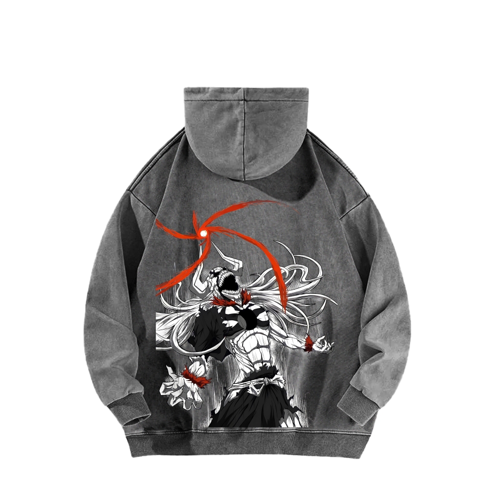 Bleach Ichigo Unisex Washed Hoodie 2601011525