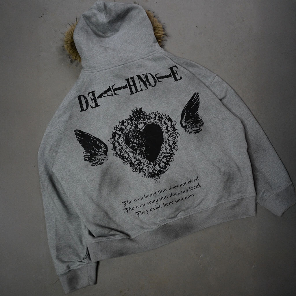 Misa Faux Zip Up Hoodie