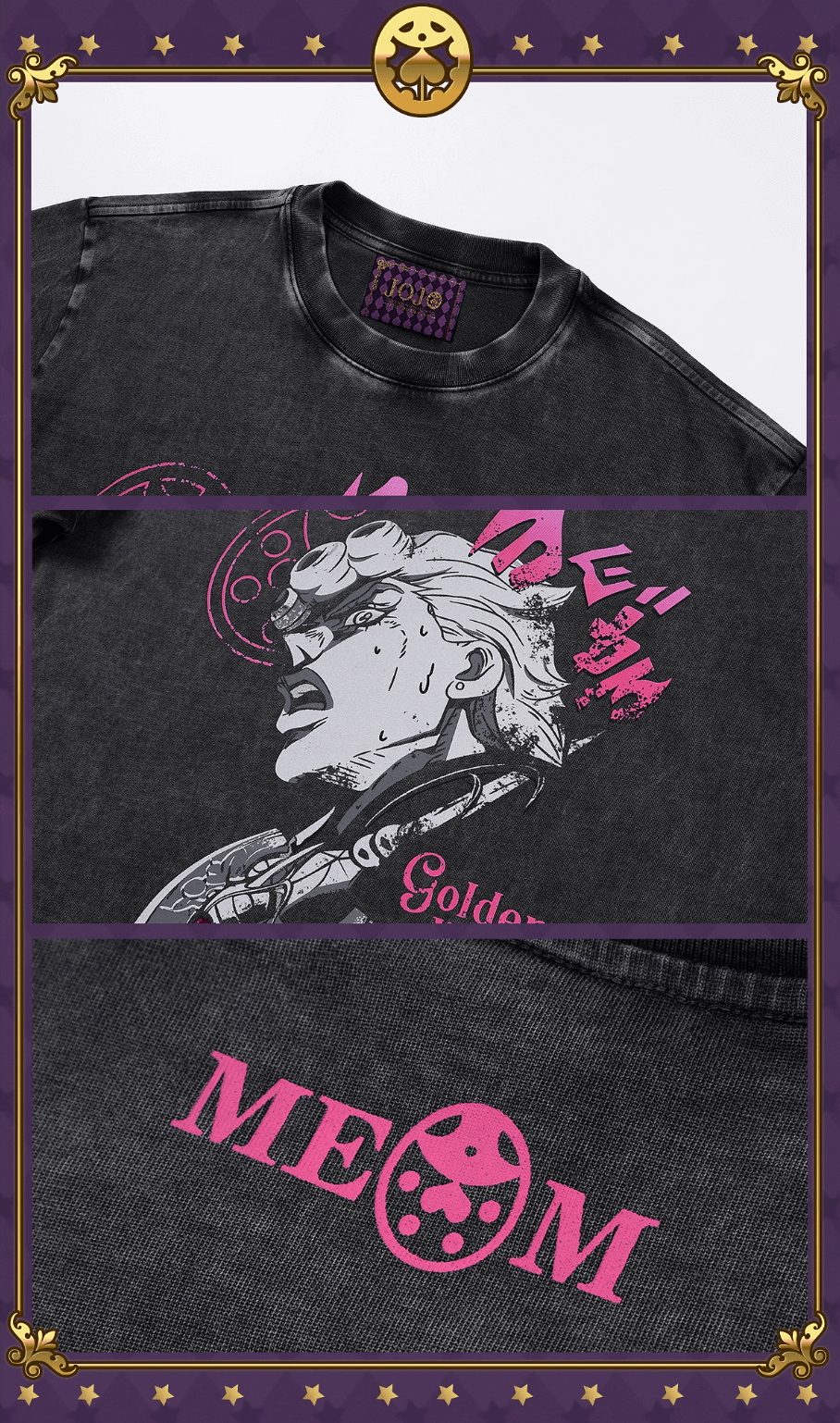 JOJO  Vintage Washed Character Print Tee