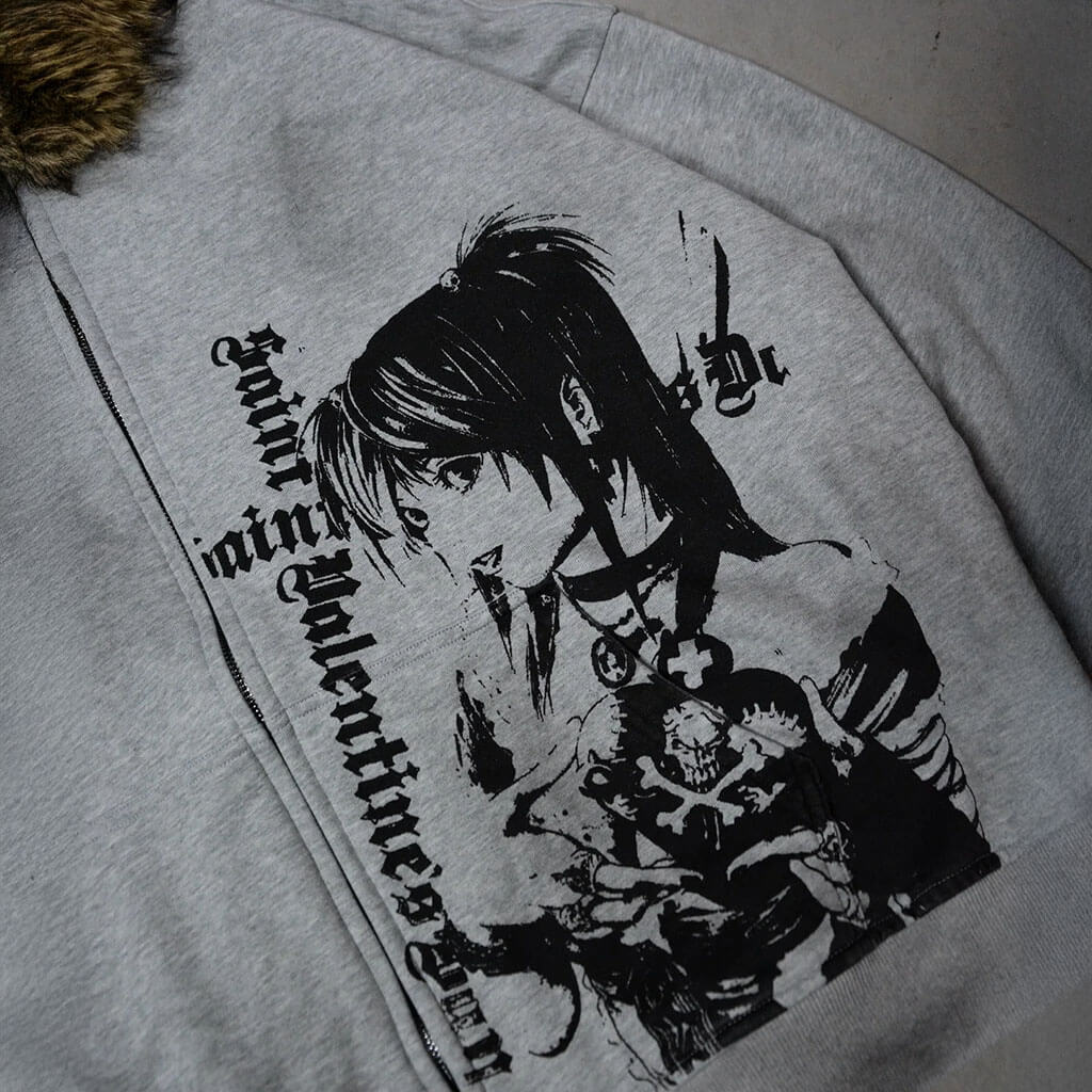 Misa Faux Zip Up Hoodie