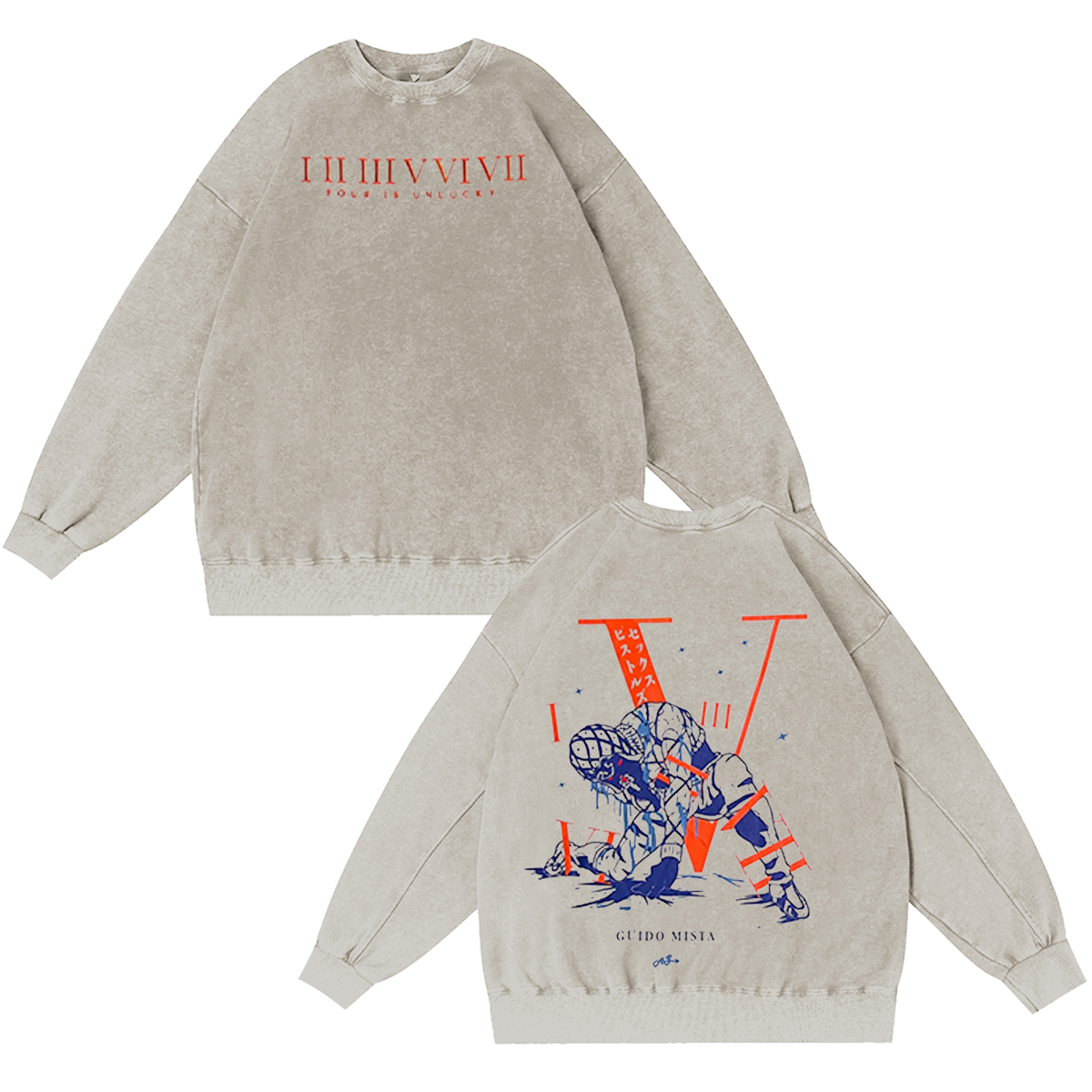 JoJo's Bizarre Adventure Washed T-shirt/Crewneck/Hoodie