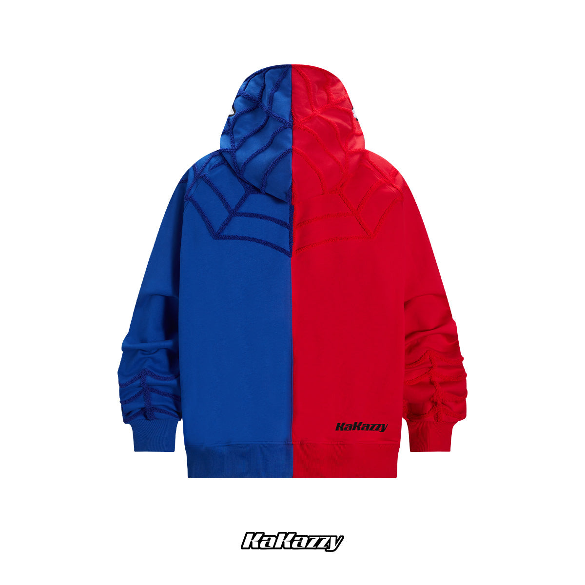 Full Zip Hoodie Red And Blue（Eyes Can See）