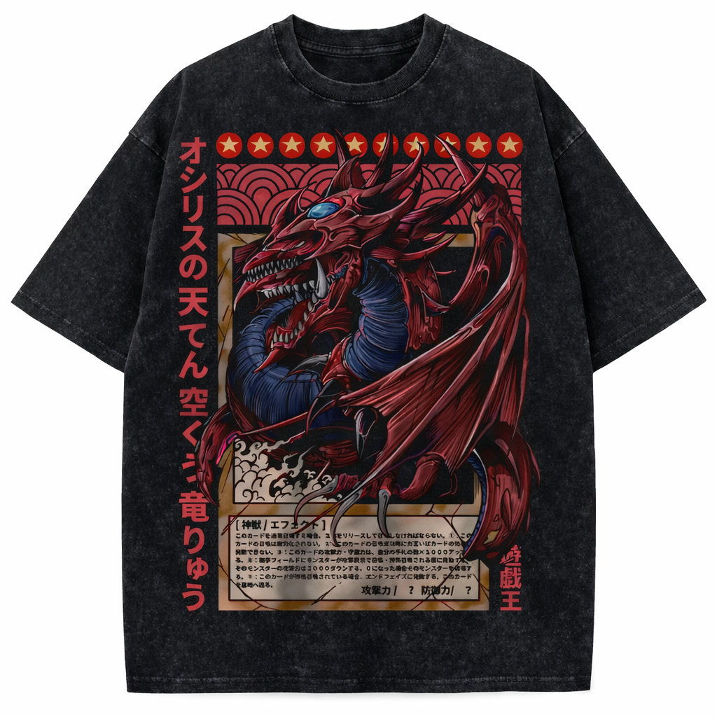 Slifer The Sky Dragon Graphic T-Shirt - Cotton Oversized Tee