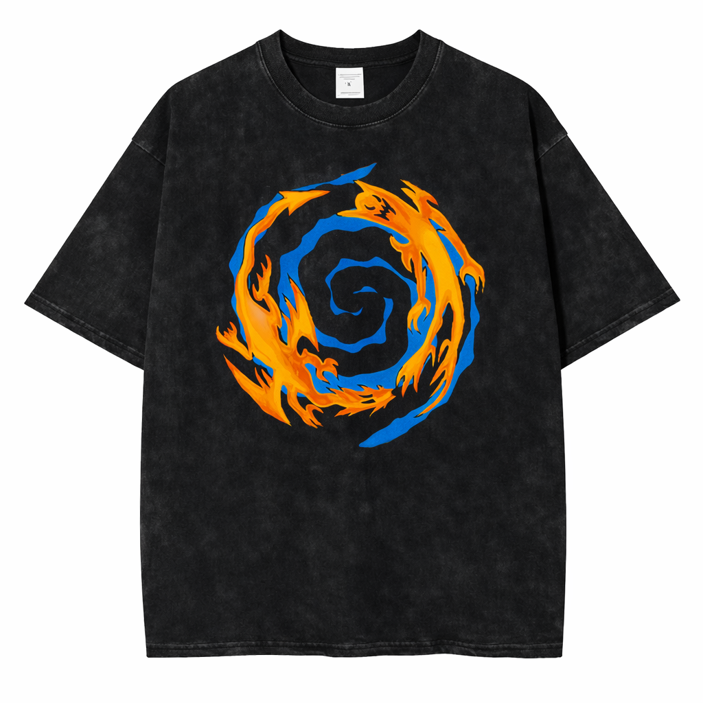 Polymerization Graphic T-Shirt - Cotton Oversized Tee