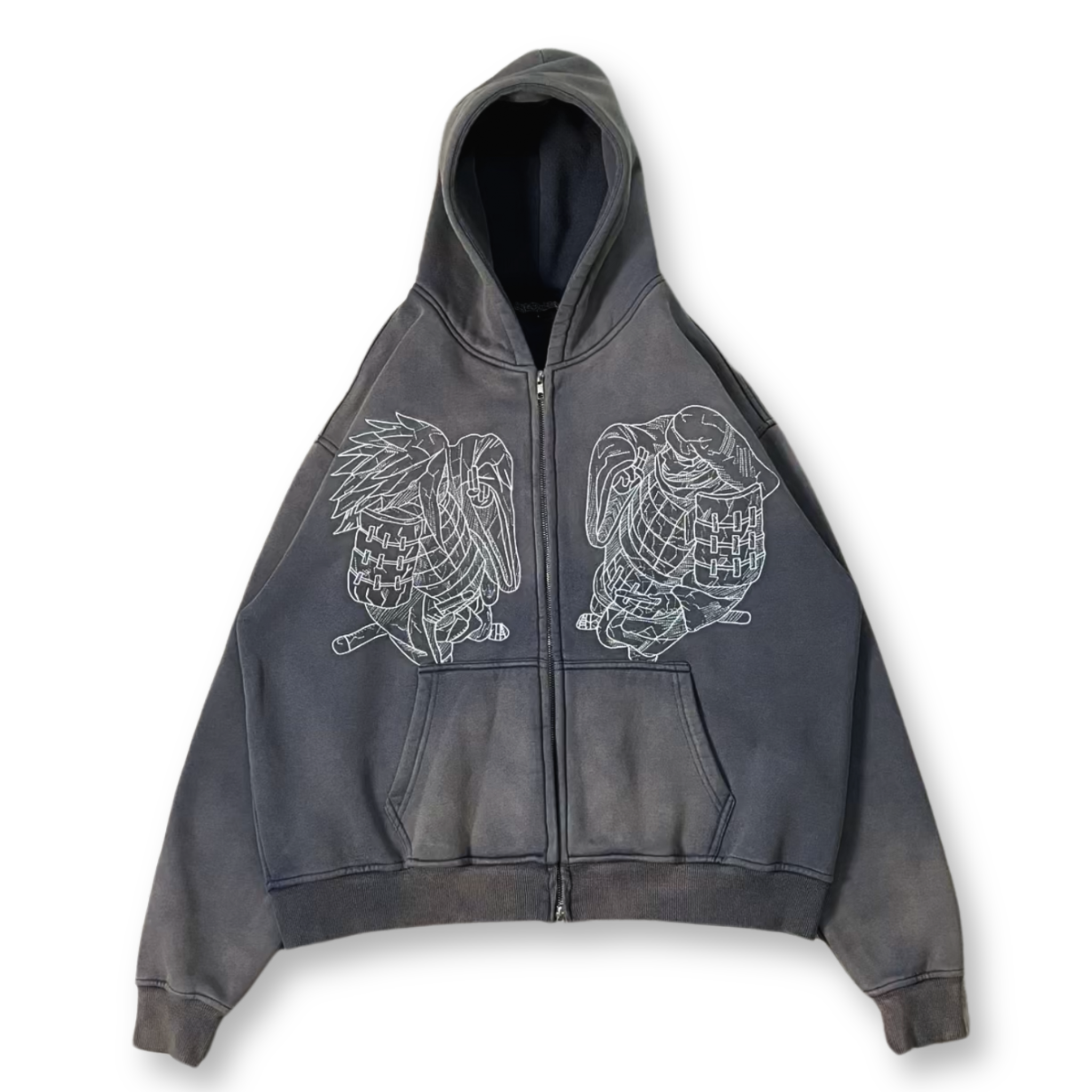 God Valley Zip-up Hoodie