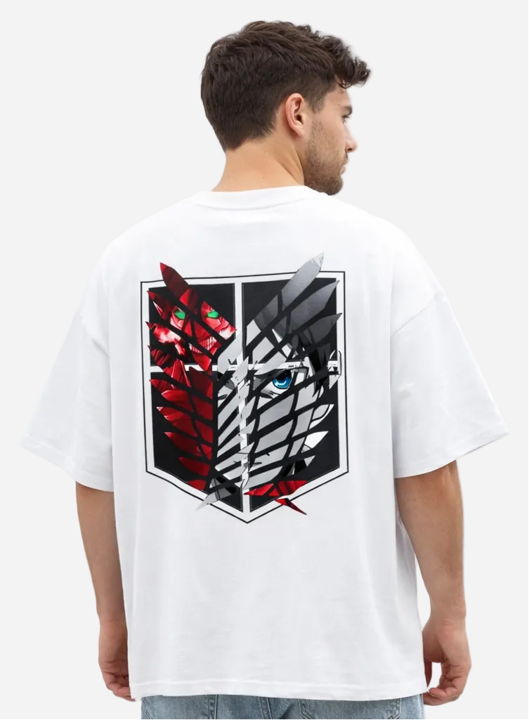 EREN &amp; TITAN OVERSIZED T-SHIRT