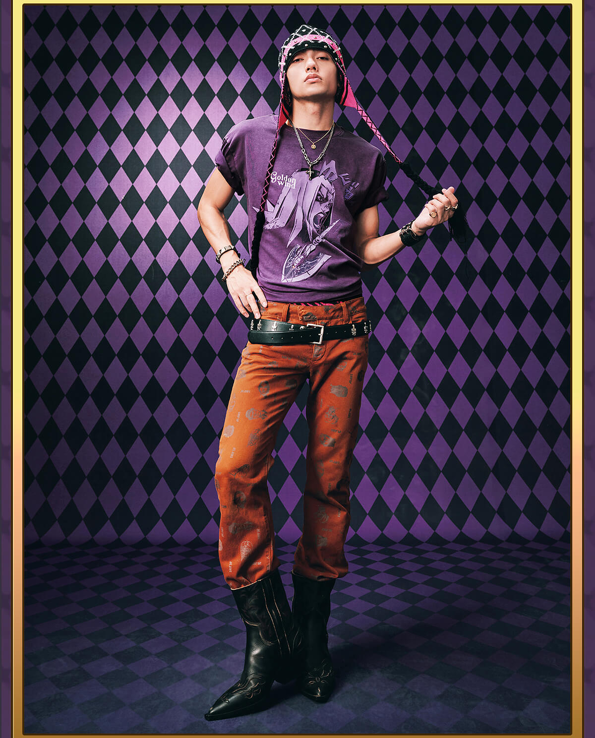 JOJO  Vintage Washed Character Print Tee