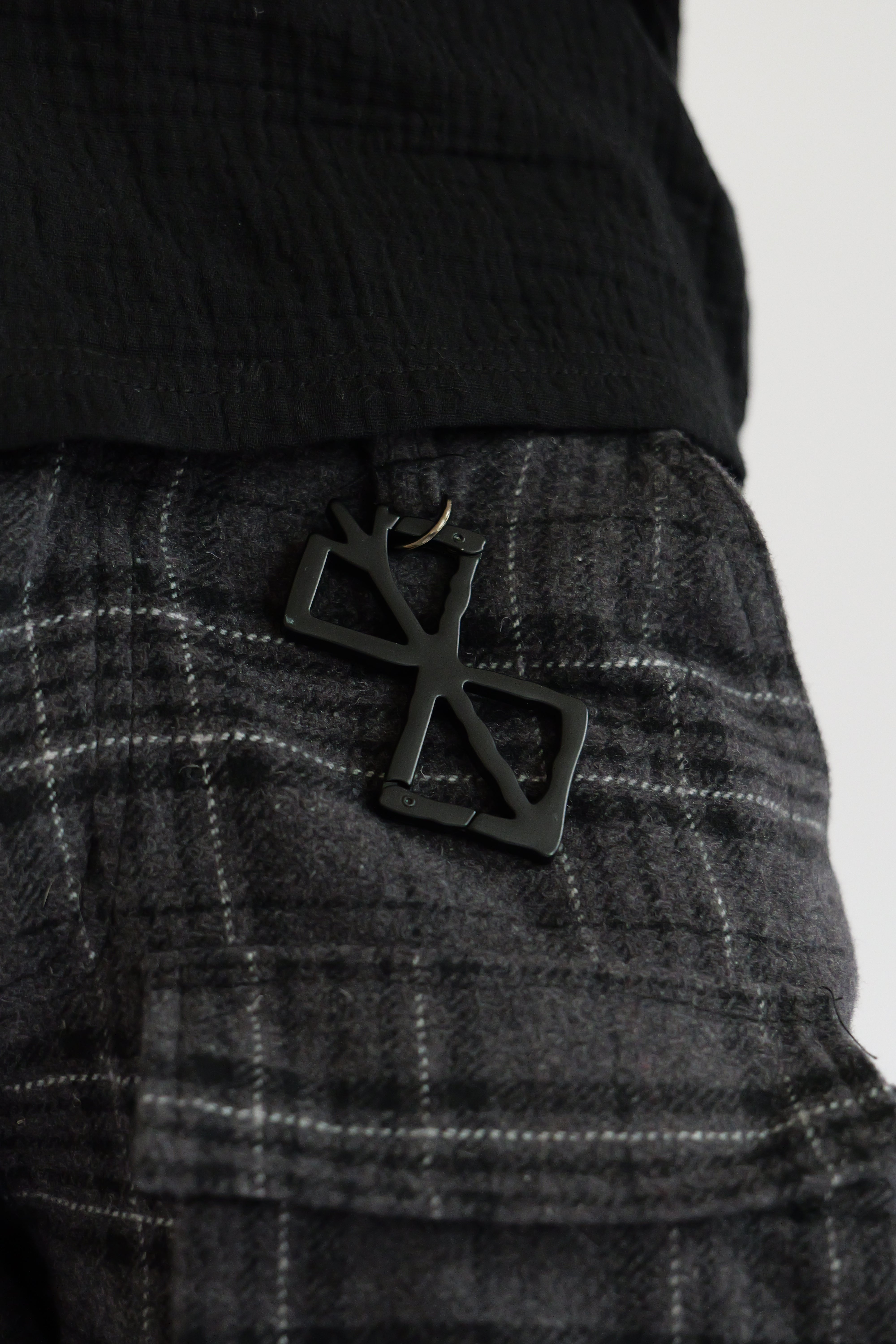 Black Branded Carabiner