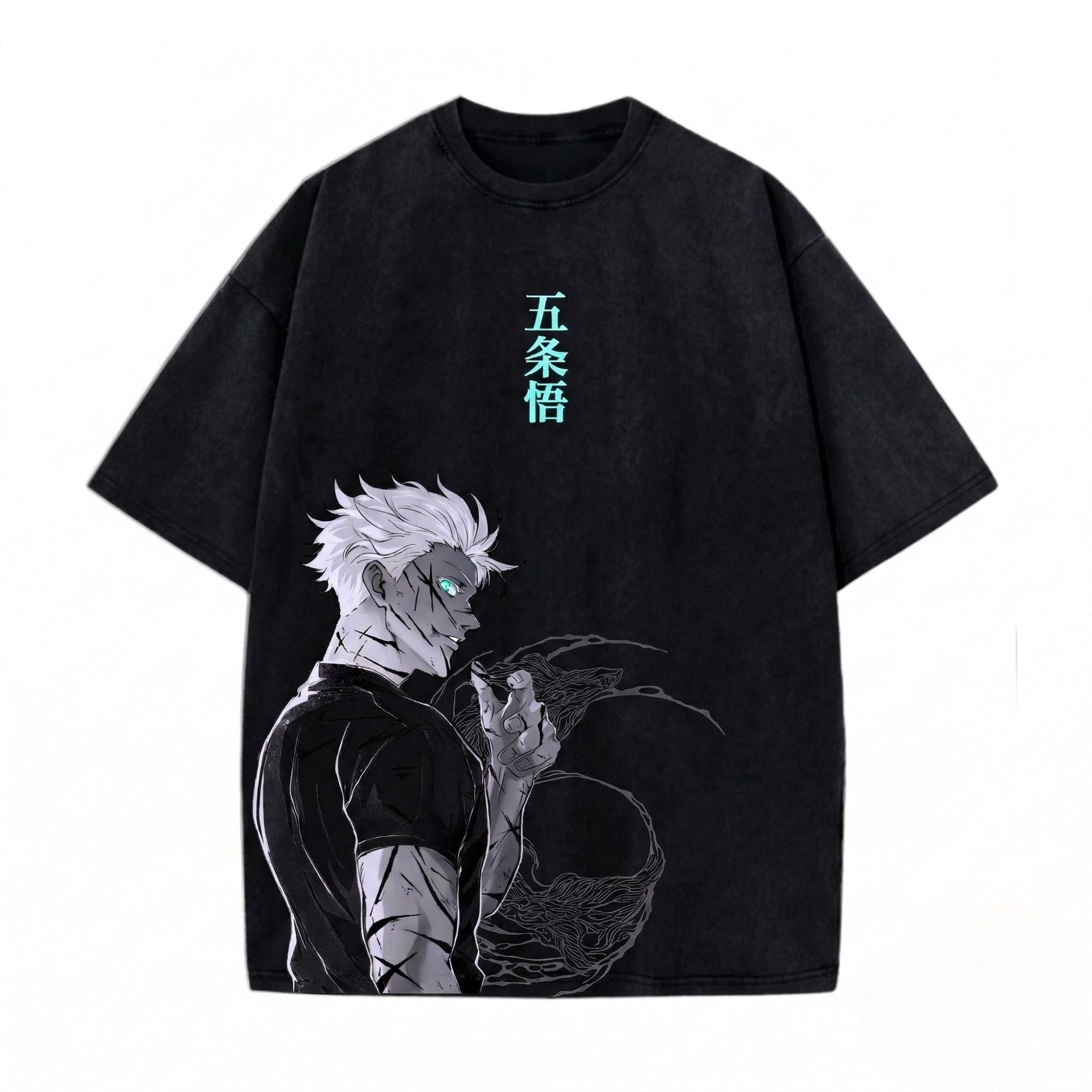 Gojo Satoru Stone Washed T-Shirt Limited Edition