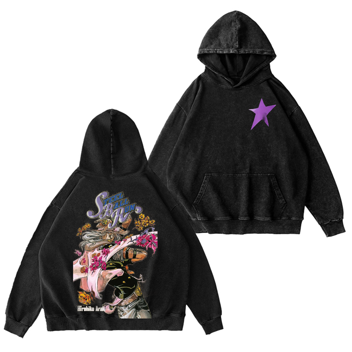 JoJo's Bizarre Adventure Washed T-shirt/Crewneck/Hoodie