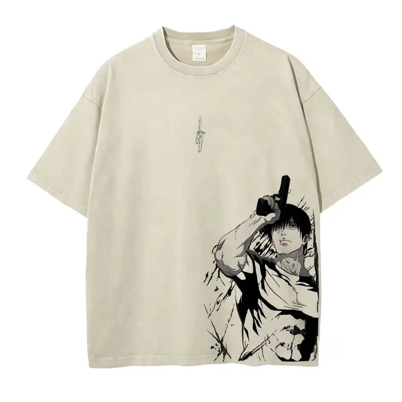 Toji Fushiguro Jujutsu Kaisen StoneWashed