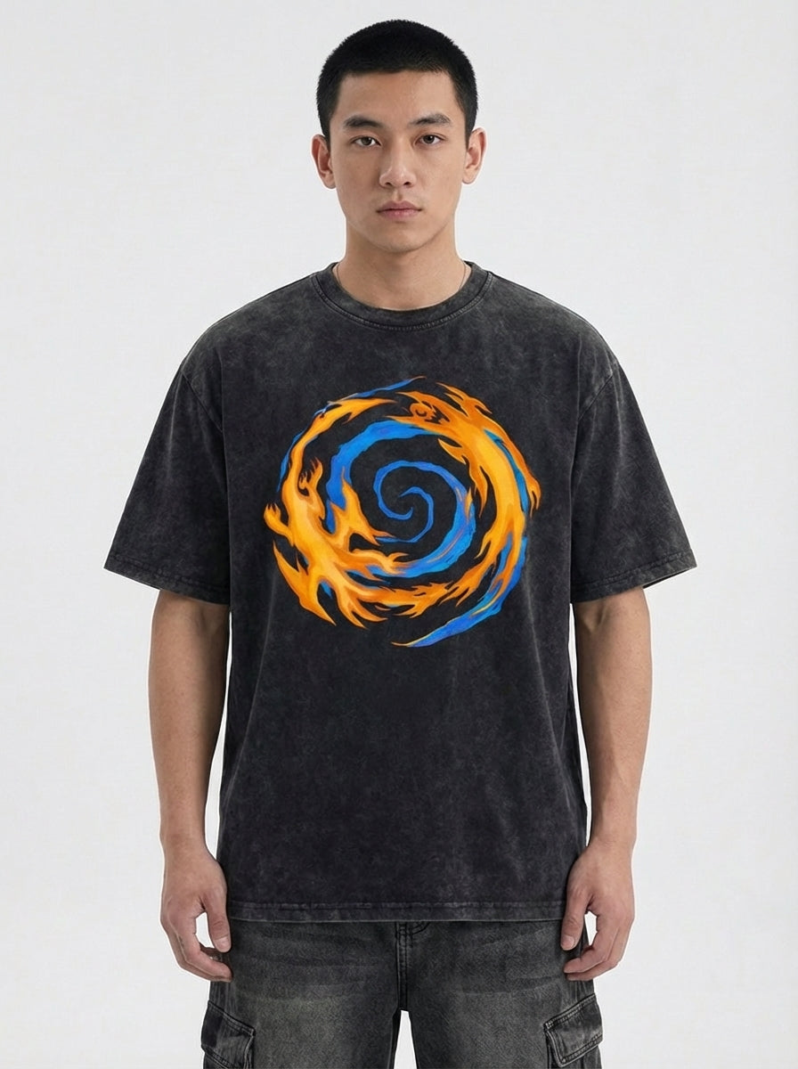 Polymerization Graphic T-Shirt - Cotton Oversized Tee