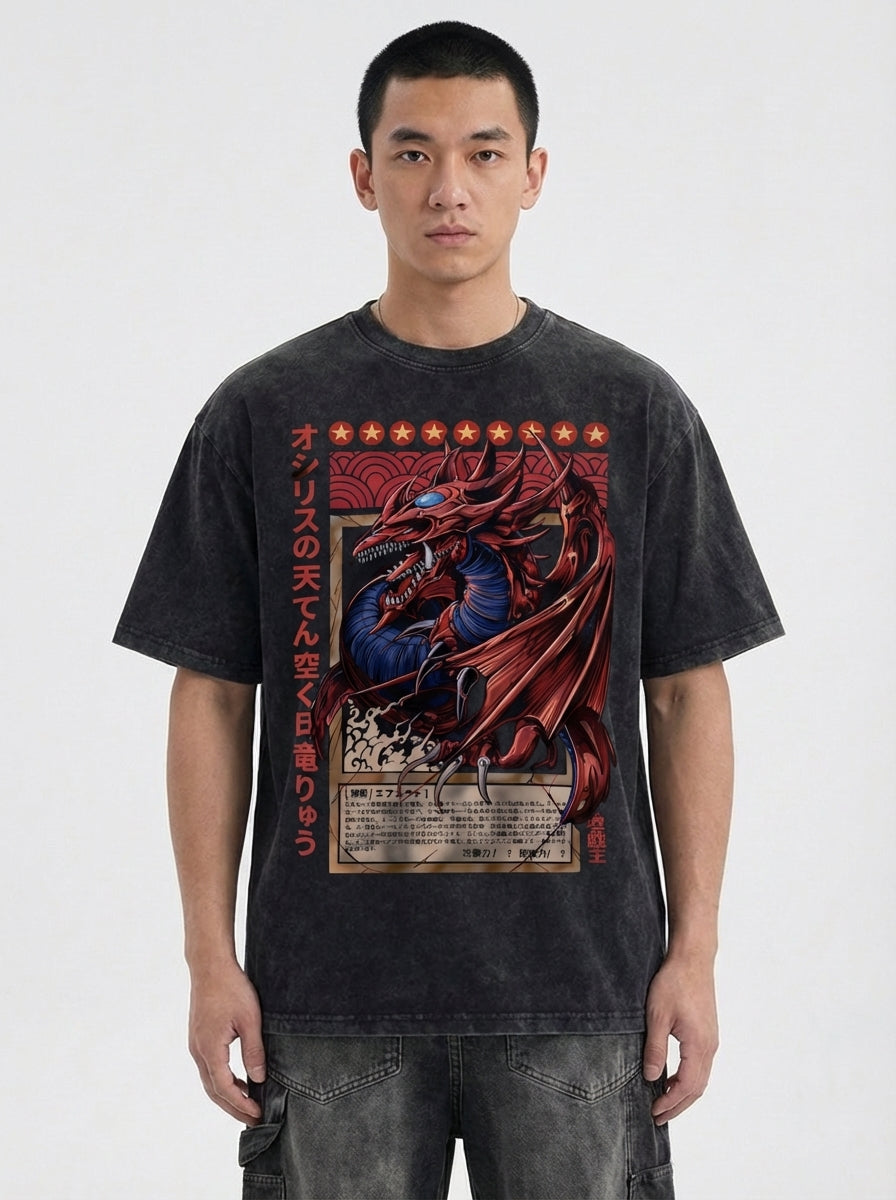 Slifer The Sky Dragon Graphic T-Shirt - Cotton Oversized Tee
