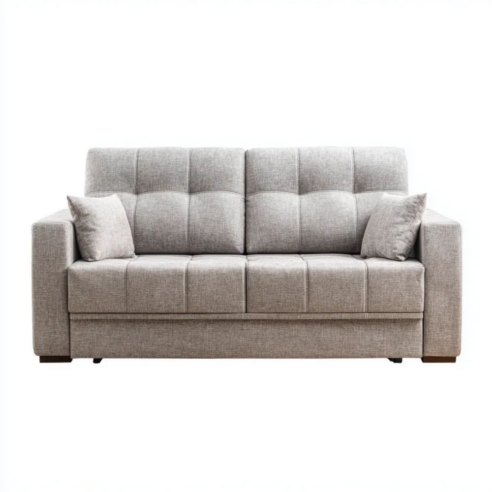 Divano due posti 200x90x95 cm - Grigio Chiaro