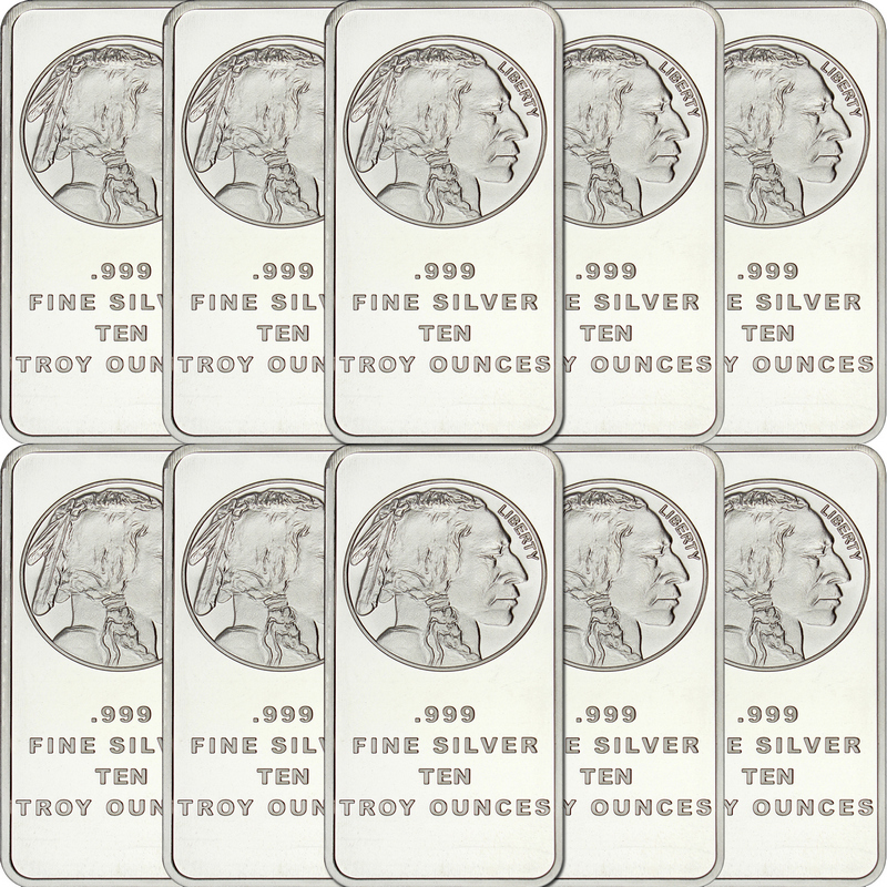 Last Day Flash Sale!🔥Buffalo Silver Bar | Silvertowne Mint 999 Silver Bar