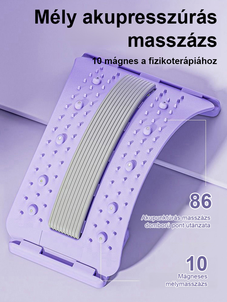 Mágneses akupunktúrás masszázs deréknyújtó készülék