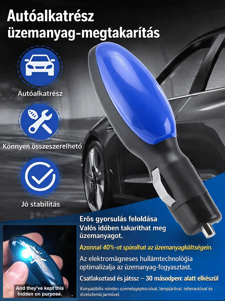Ne hagyjon több pénzt a benzinkúton! ⛽Spóroljon akár 15% üzemanyagot 1 lépésben! 📉Alacsonyabb fogyasztás, erősebb motor! 🚀