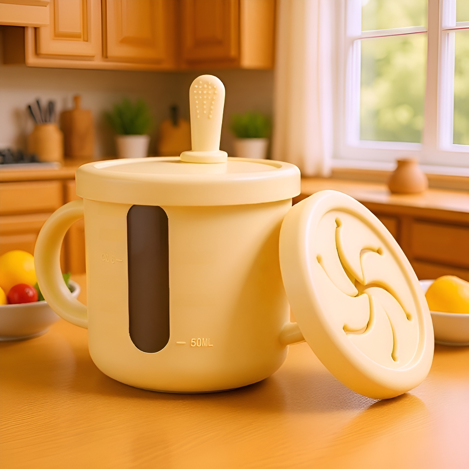 Praktikus dupla fogantyús bébi palack