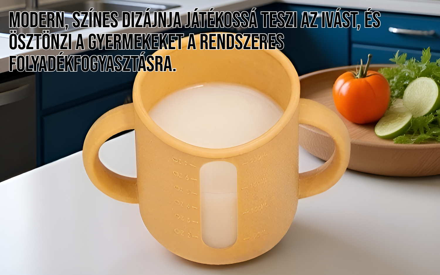 Élelmiszeripari minőségű babapalack fokozatos jelölésekkel