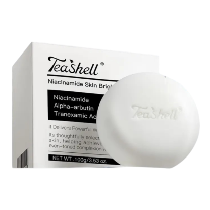 Bőrtónus-Egységesítő Niacinamide Szappan (100g) – Háromszoros Tisztító Formula (Alfa-Arbutin + Tranexámsav), 8 Aktív Hatóanyag, EU-Szabvány Szerinti Biztonság – Hivatalos 50% Raktárkisöprés!