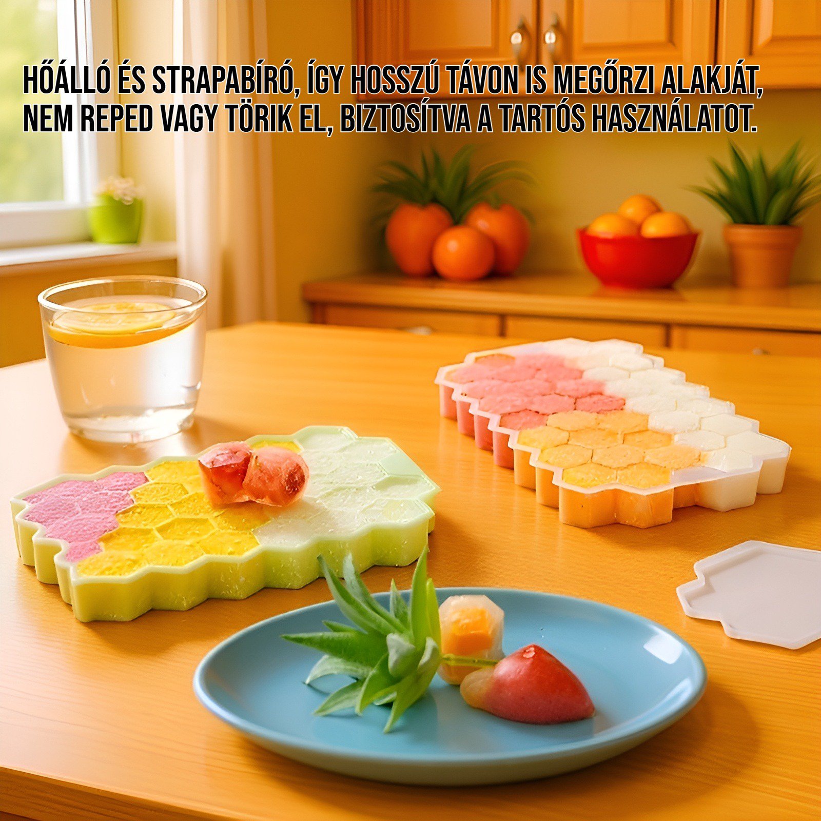 Szilikon jégkocka forma tisztítása