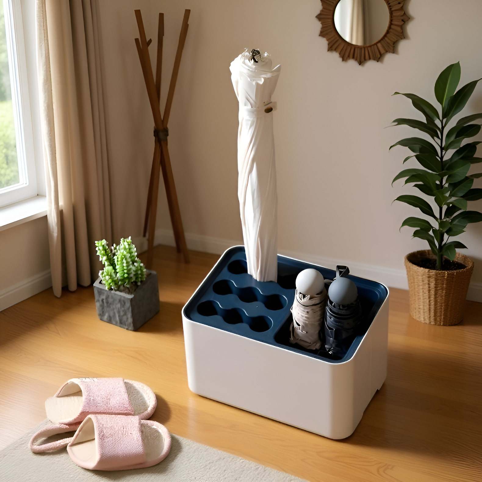 Kényelmes és stílusos esernyőtartó fogantyúkkal