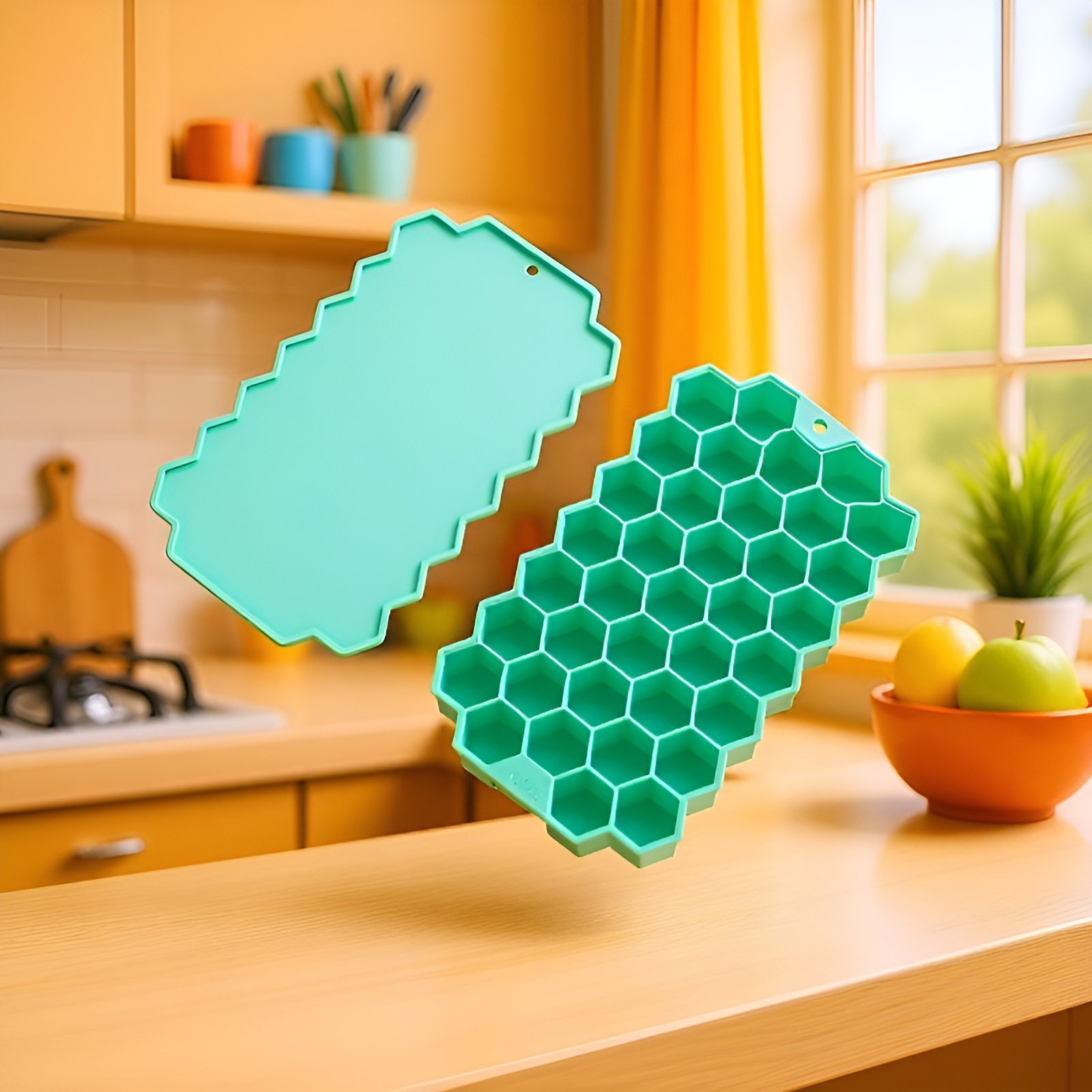 Rugalmas szilikon jégkocka forma bemutatása