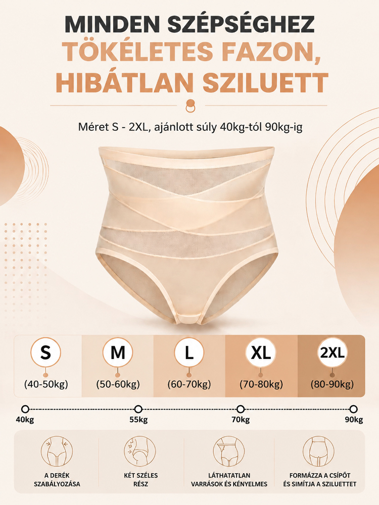 💃Párizsi ortopéd szakértők fejlesztették. Stabilizálja a medencét, laposítja a hasat, emeli a feneket és javítja a testtartást.