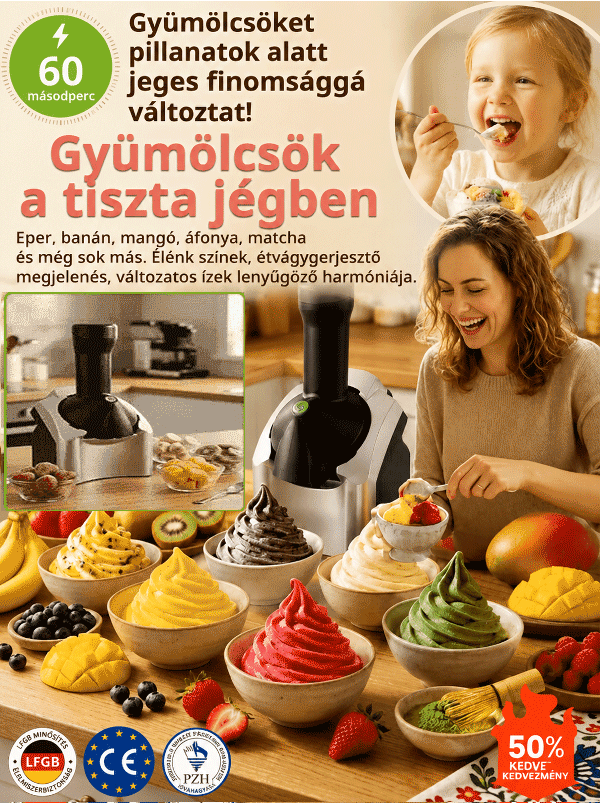 🍉Forró nyáron készíts otthon mindössze 3 másodperc alatt teljesen természetes, 🍨adalékanyag-mentes gyümölcsfagylaltot – az utcai, nem higiénikus helyett.