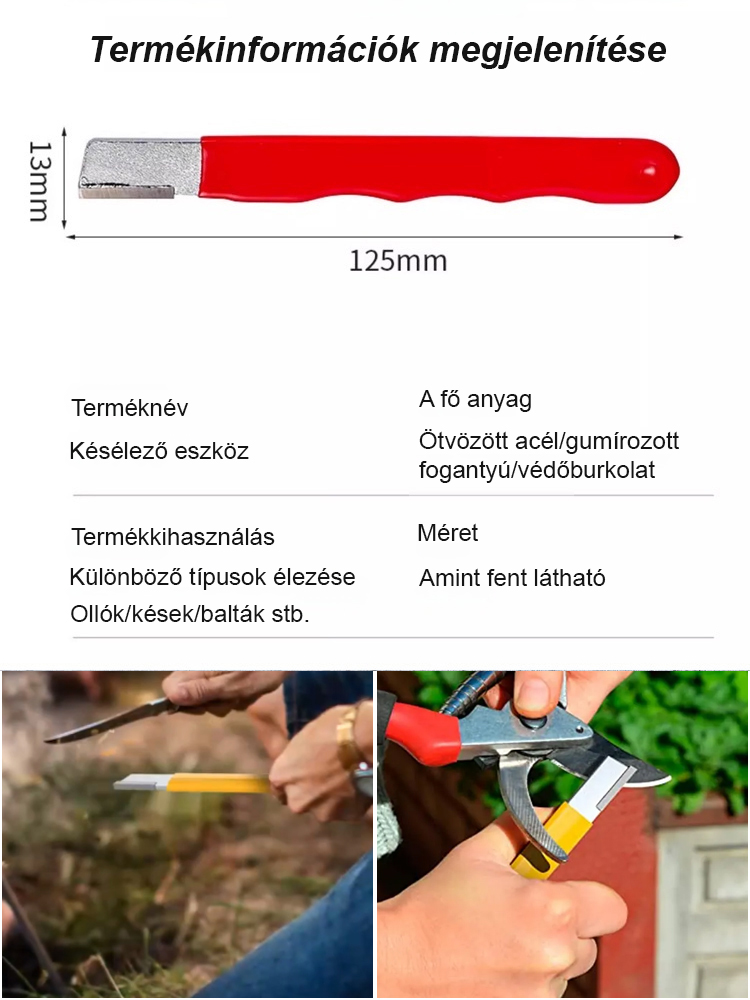 🆕Ezzel a fenőkővel többé nem kell pénzt pazarolnod új kések vásárlására.